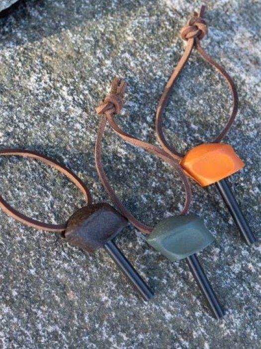 Startér Light My Fire Fire matně. pro nůž FireKnife Bio Rustyorange