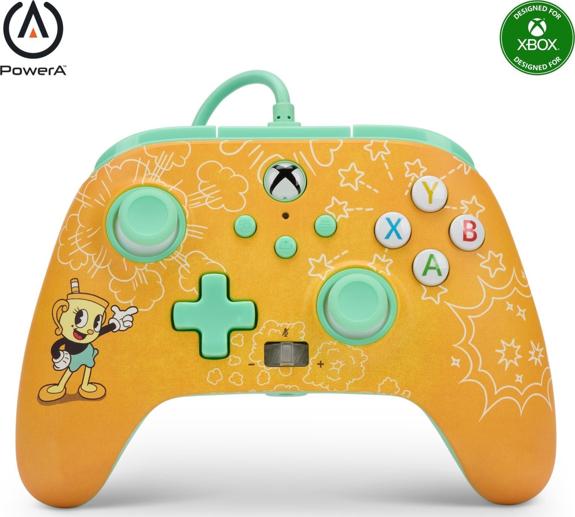 PowerA Pad PowerA Xbox Series PC kabelová podložka Enhanced Cuphead: paní. Kalich