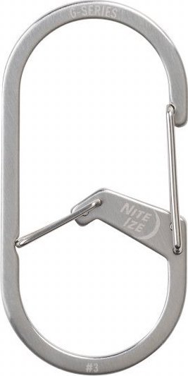 NiteIze Nite Ize G-Series Dvoukomorová karabina. 3