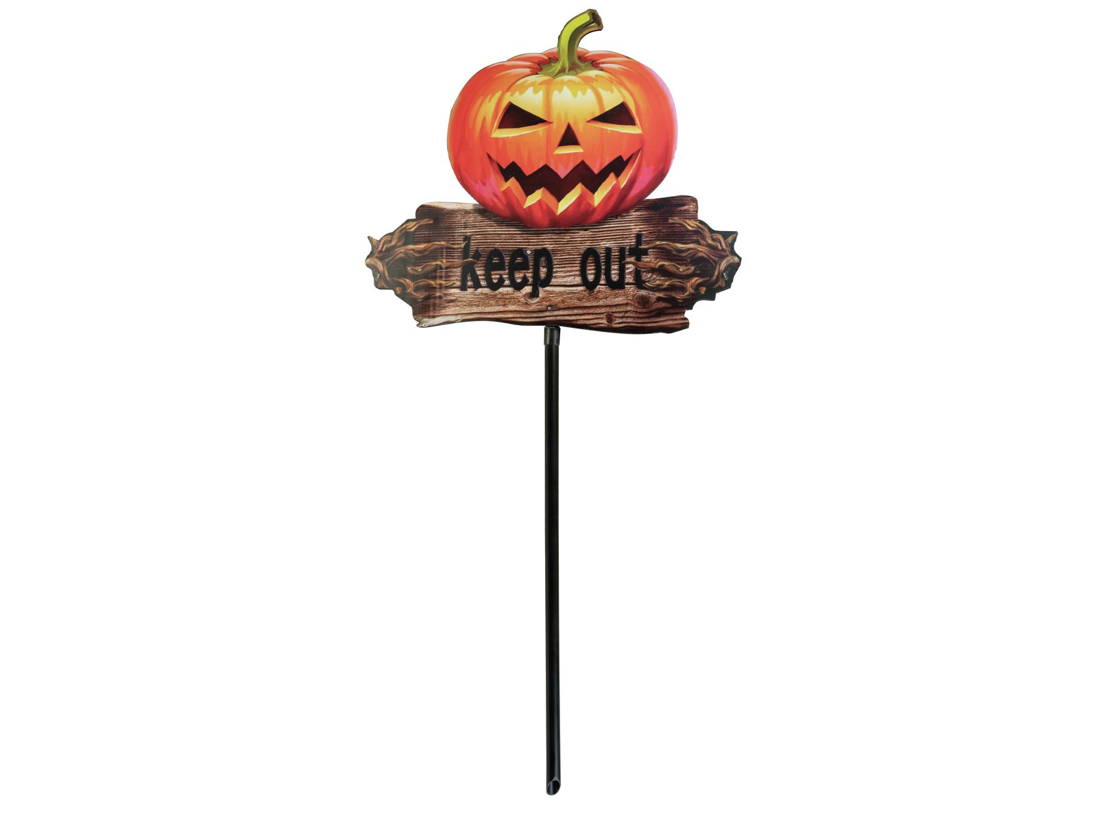 Halloween dýně  KEEP OUT , 50 cm