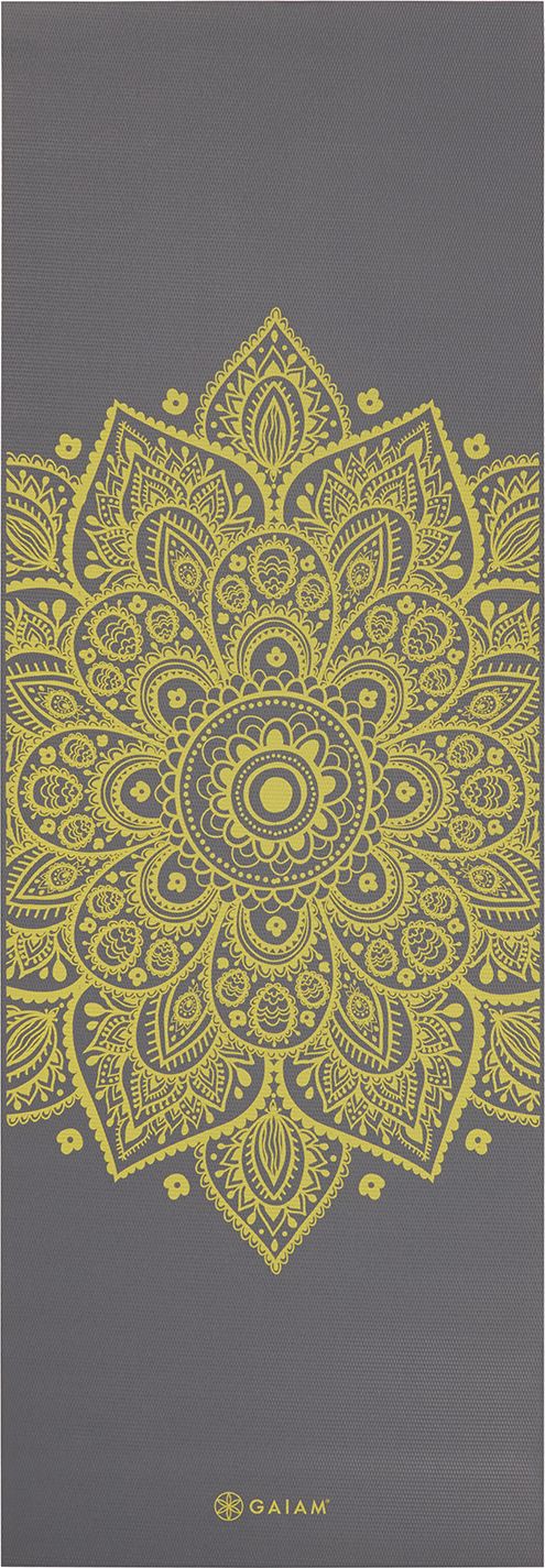 Gaiam Citron Sundial Yoga Mat (61333)