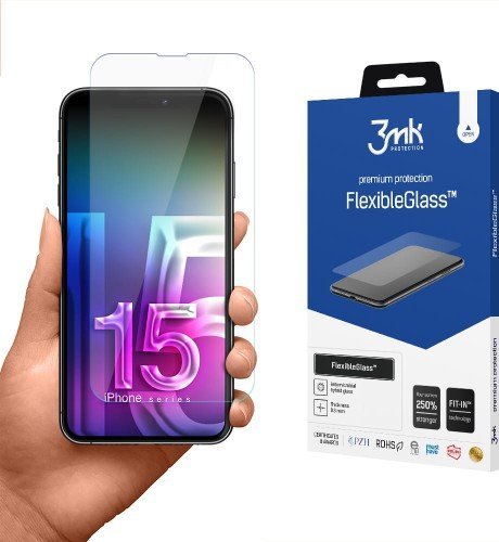 Hybridní sklo FlexibleGlass iPhone 15 Pro 6.1