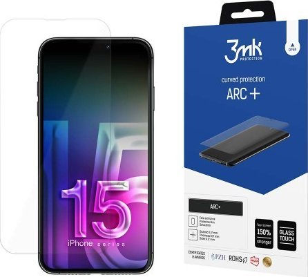 3MK ARC+ fólia iPhone 15 Pro Max 6,7" celoobrazovková fólia