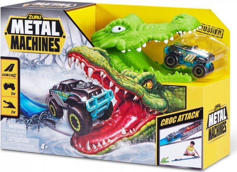 ZURU Metal Machines Sada útoku krokodýlů na autodráhu