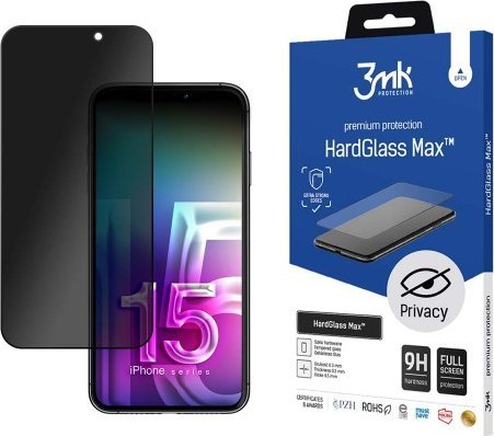 3mk HardGlass MAX Privacy pro Apple iPhone 15 Pro Max