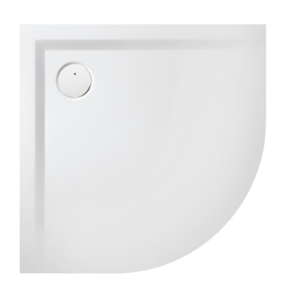 Sanplast Space Mineral půlkruhová rohová sprchová vanička 90 cm x 90 cm (645-290-0430-01-000)