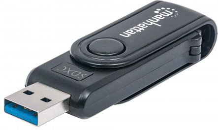 Manhattan Čtečka karet SD/MicroSD/MMC karet 24 v 1 s USB 3.0 rozhraním (101981)