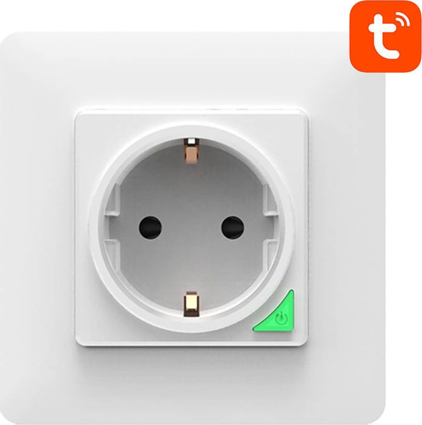 Múdra WiFi zásuvka Avatto N-WOT10-EU-W TUYA (biela)
