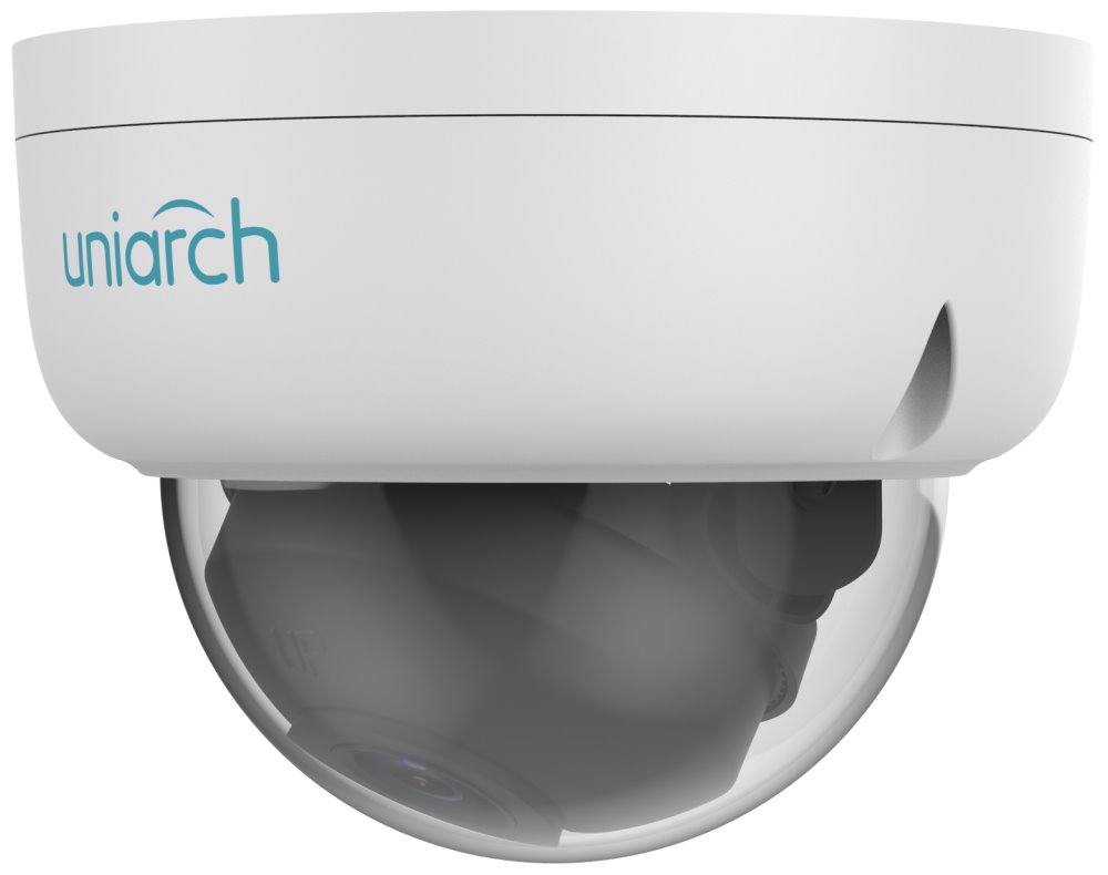 Uniarch by Uniview IP kamera/ IPC-D124-PF28K/ Dome/ 4Mpx/ objektiv 2.8mm/ 1440p/ McSD slot/ IP67/ IR30/ PoE/ Onvif