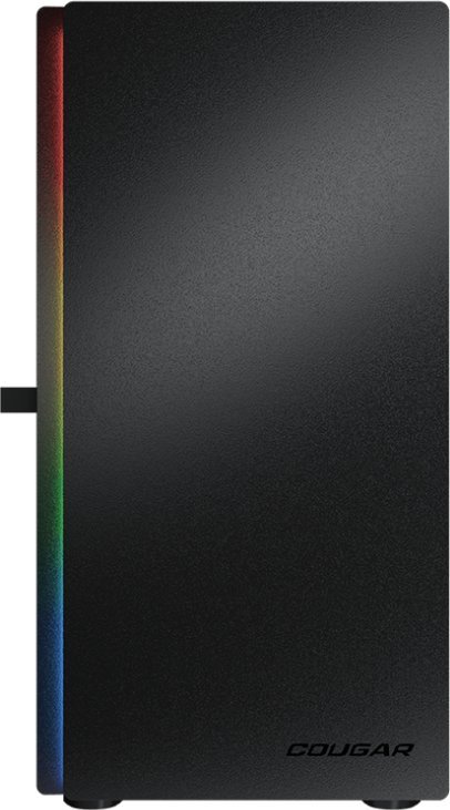 COUGAR PC skříň Purity RGB Black Mini Tower TG Front Panel ARGB strip / 1 x ARGB Fan / 3mm TG Left Panel