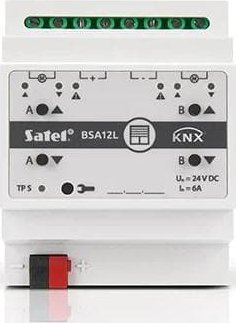 Satel SATEL KNX 2-kanálový žalúziový pohon 24V DC KNX-BSA12L