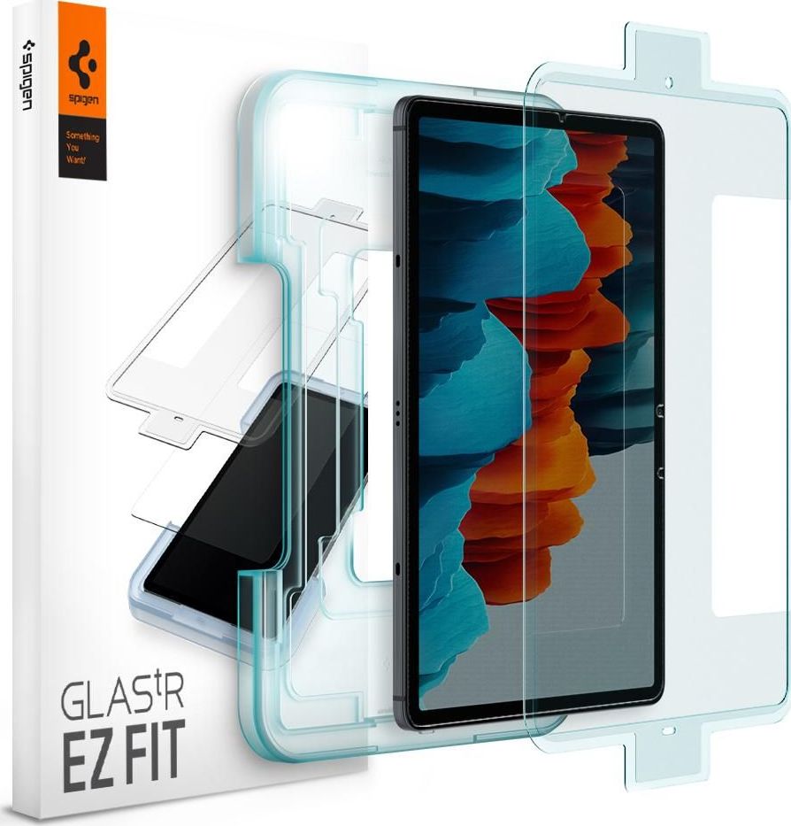Spigen Tvrzené sklo Glas.Tr Ez Fit pro Galaxy Tab S7 11.0 T870/T875+ instalační sada