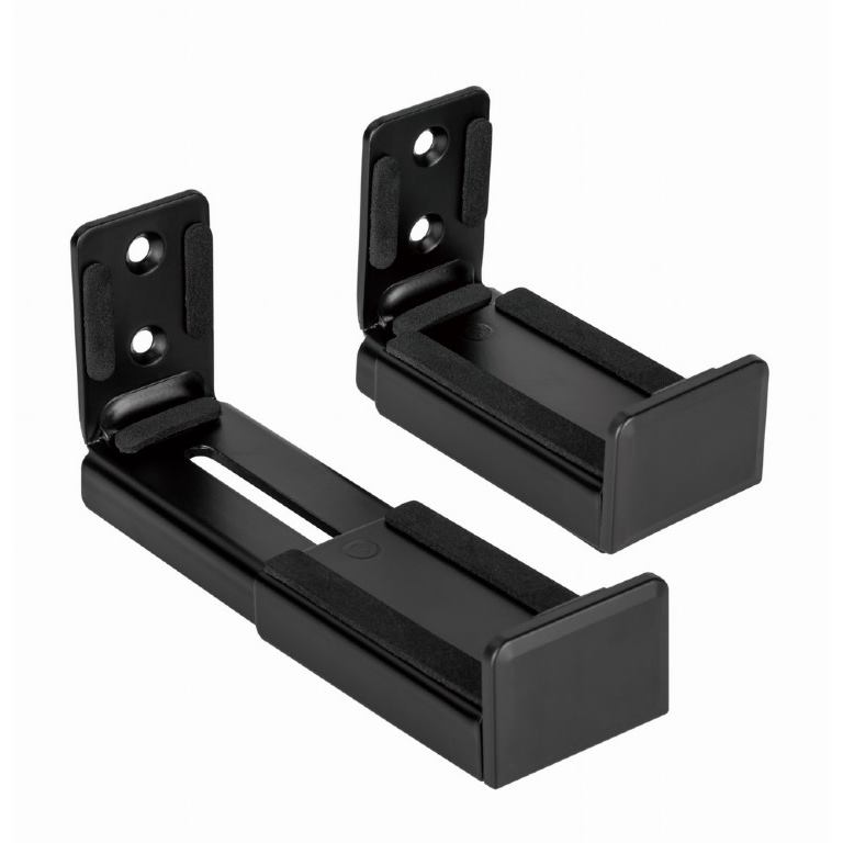 Gembird GEMBIRD Univerzální ocelové nástěnné držáky/držáky, např. pro soundbar, černé do 15kg