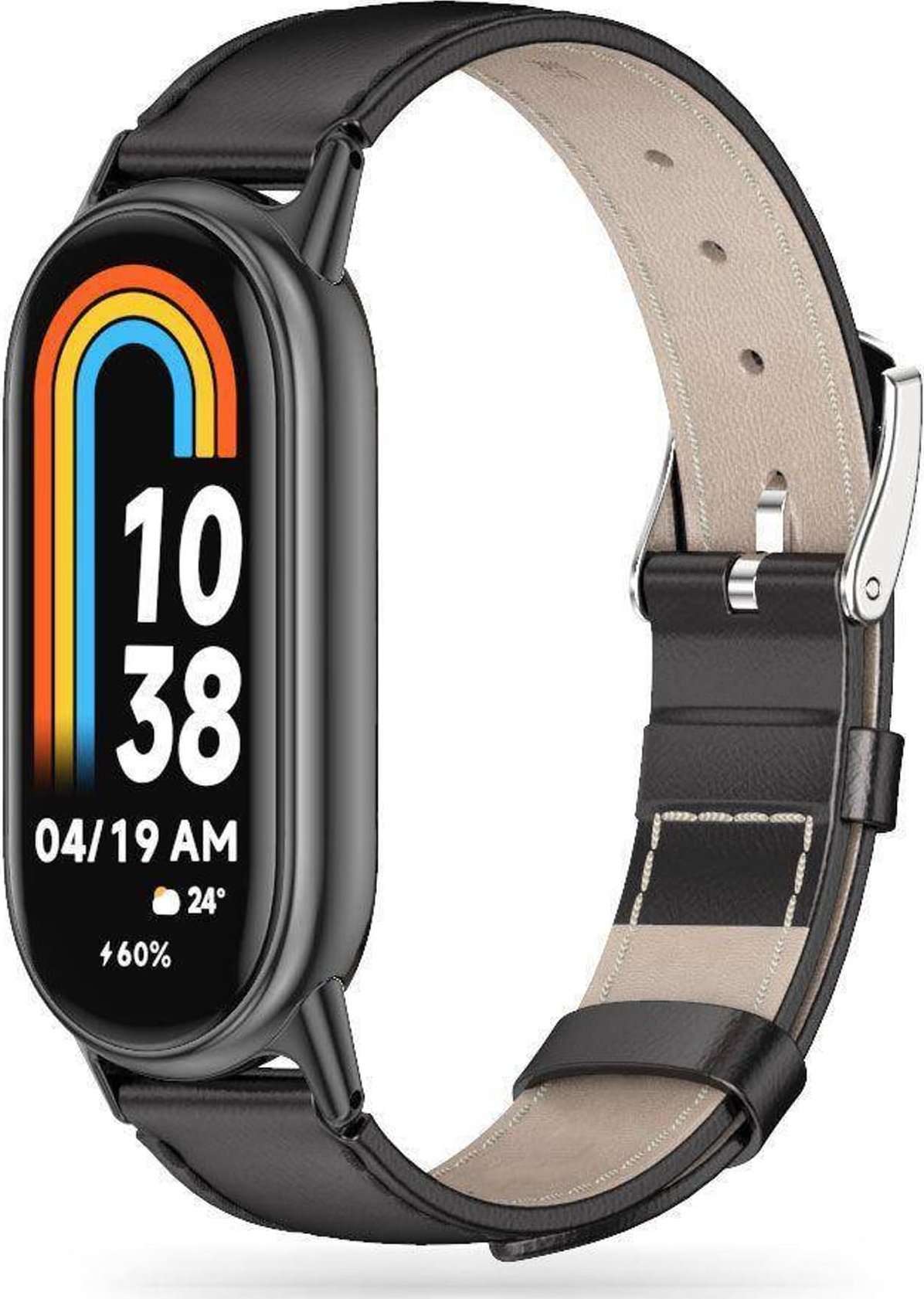 Tech-Protect Pouzdro XIAOMI SMART BAND 8 / 8 NFC Tech-Protect LeatherFit černé