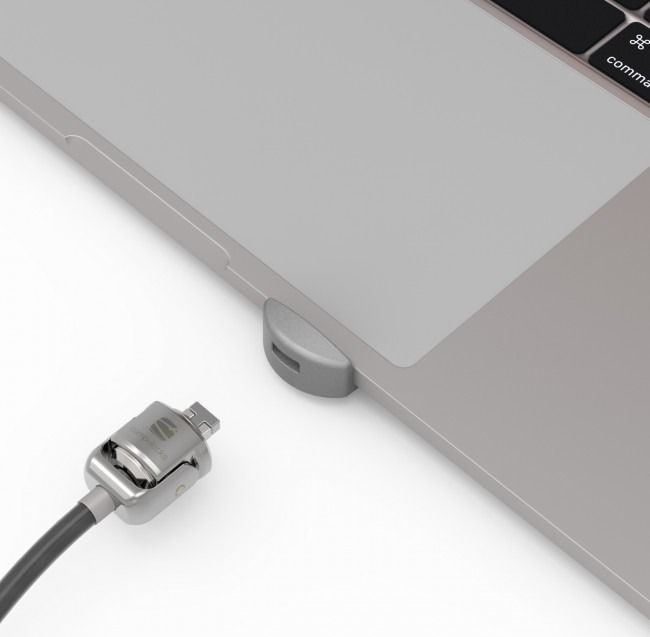 Maclocks Universal Ledge MacBook Pro M1, MacBook Pro 13 a 15 s kabelovým zámkem s klíčem