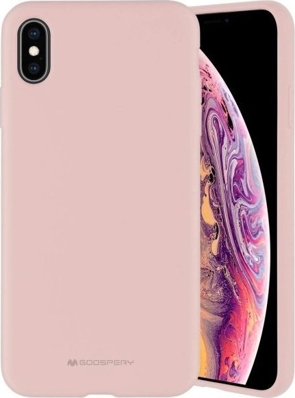 Mercury SILICONE CASE IPHONE 15 PRO (6.1), RUŽOVÁ PIESKOVÁ / PRÁŠKOVÁ RUŽOVÁ