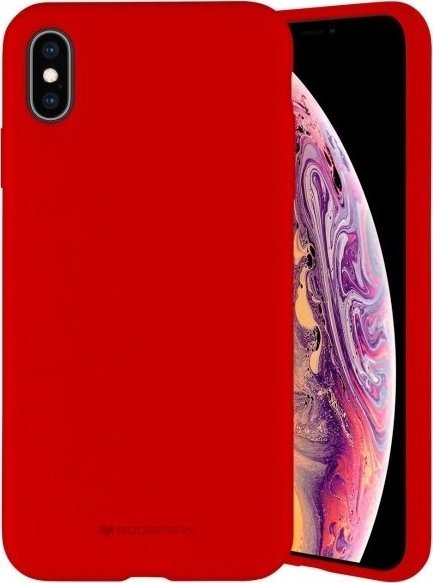 Mercury MERCURY SILIKONOVÝ POUZDRO PRO IPHONE 15 PLUS (6,7 ), ČERVENÉ / ČERVENÉ