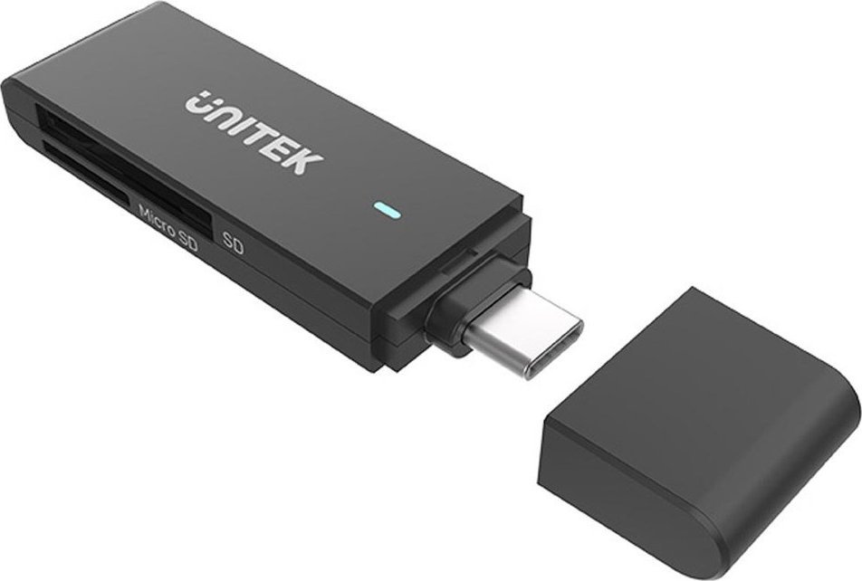 Unitek Reader Unitek čtečka SD a microSD karet USB-C