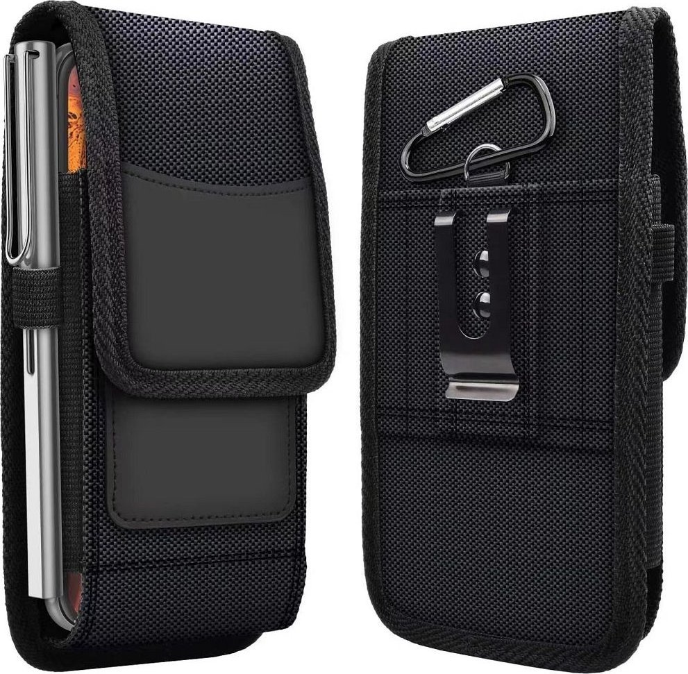 OEM VERTIKÁLNE púzdro na opasok OXFORD - Model 4 - pre IPHONE 7 PLUS / 8 PLUS / 12 PRE MAX / 13 PRE MAX / SAMSUNG J4 PLUS / A71 / S21 FE / NOTE 8 / HUAWEI P SMART 2021
