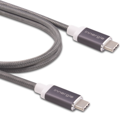 Innergie USB kabel USB-C - USB-C 1 m šedý (3082175600)