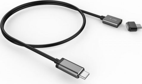 LMP Kabel USB-C - USB-C, 3 m, černý (magnetický bezpečnostní kabel, 3 m, vesmírně šedý)