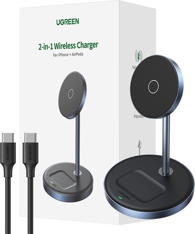 Ugreen Bezdrátová nabíječka 2v1 UGREEN 90668