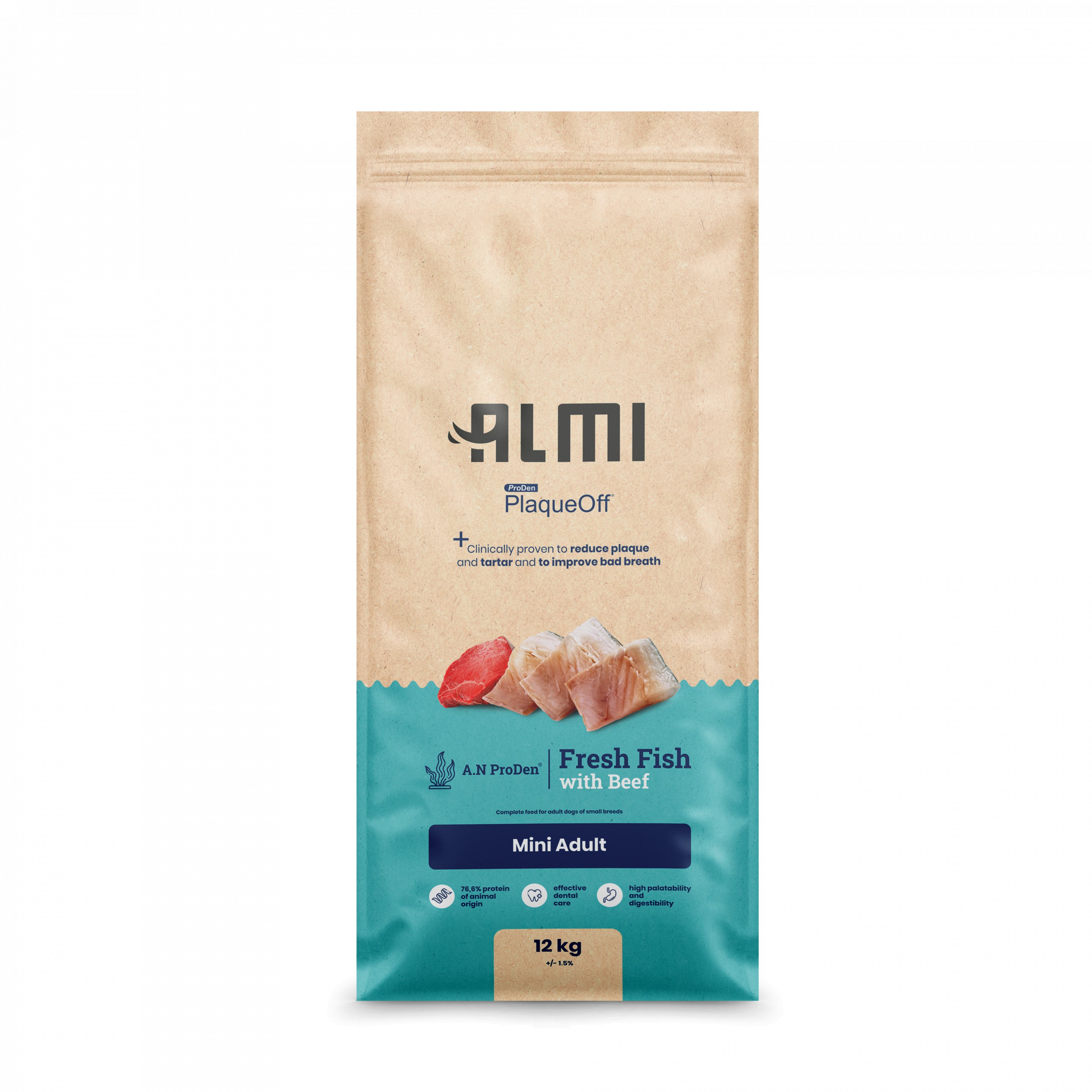 ALMI Mini Adult Granule pro psy s mořskou řasou 12kg