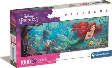 Puzzle Panorama 1000 Disney Malá mořská víla
