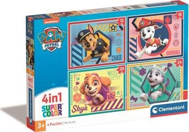 Clementoni Supercolor 4v1 - Paw Patrol, Puzzle