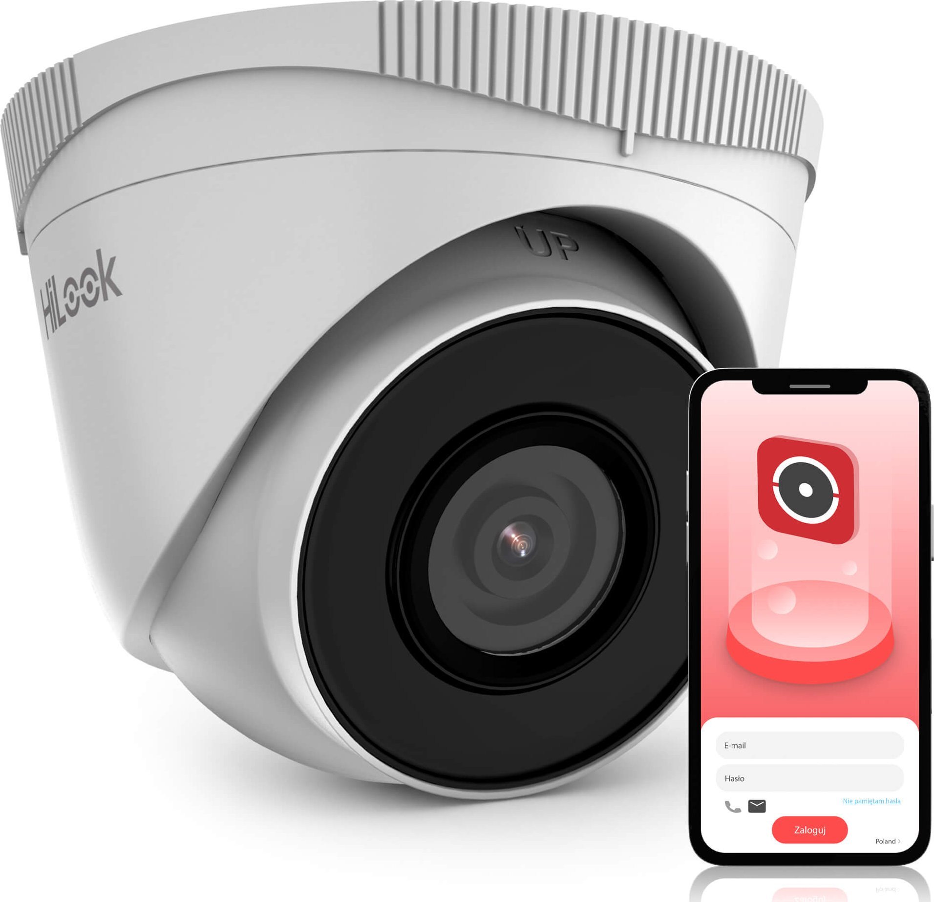 HiLook IP kamera Hilook IP kamera od Hikvision dome 2MP IPCAM-T2 2,8 mm