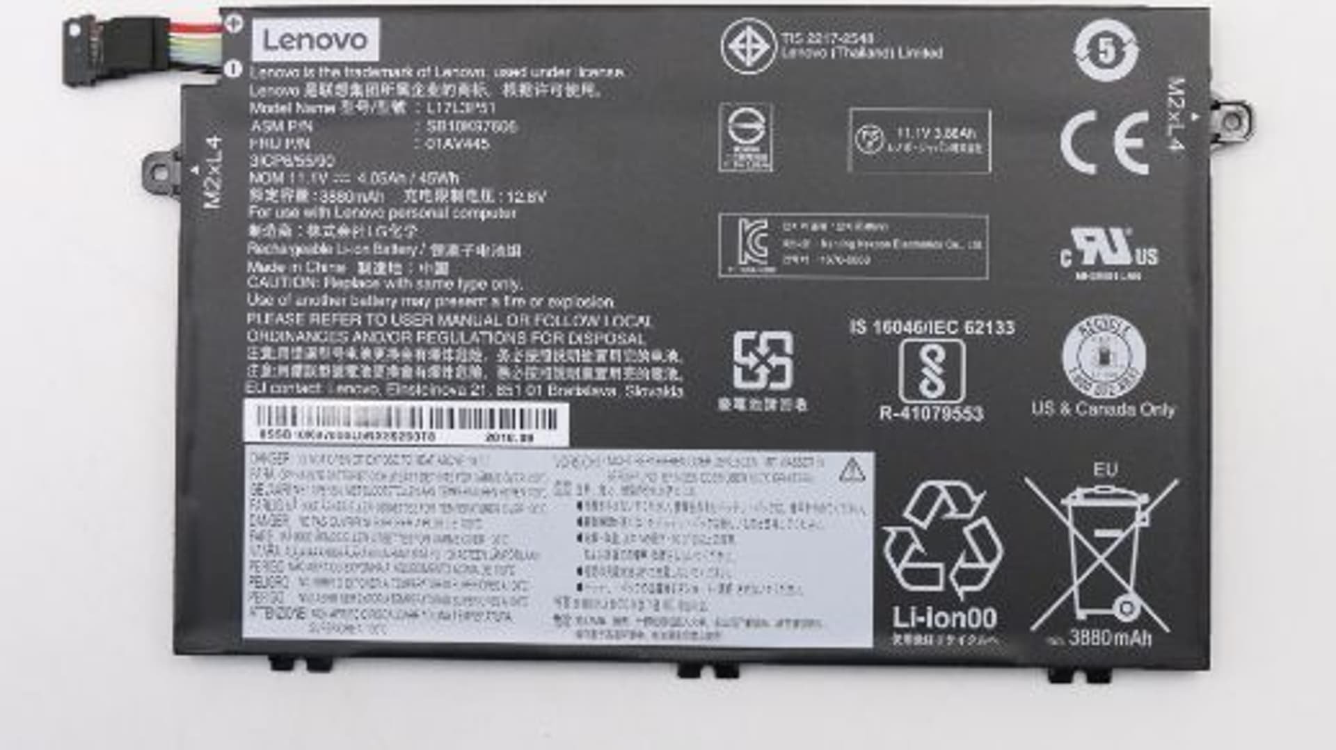 Lenovo baterie 3C 45Wh LGC baterie