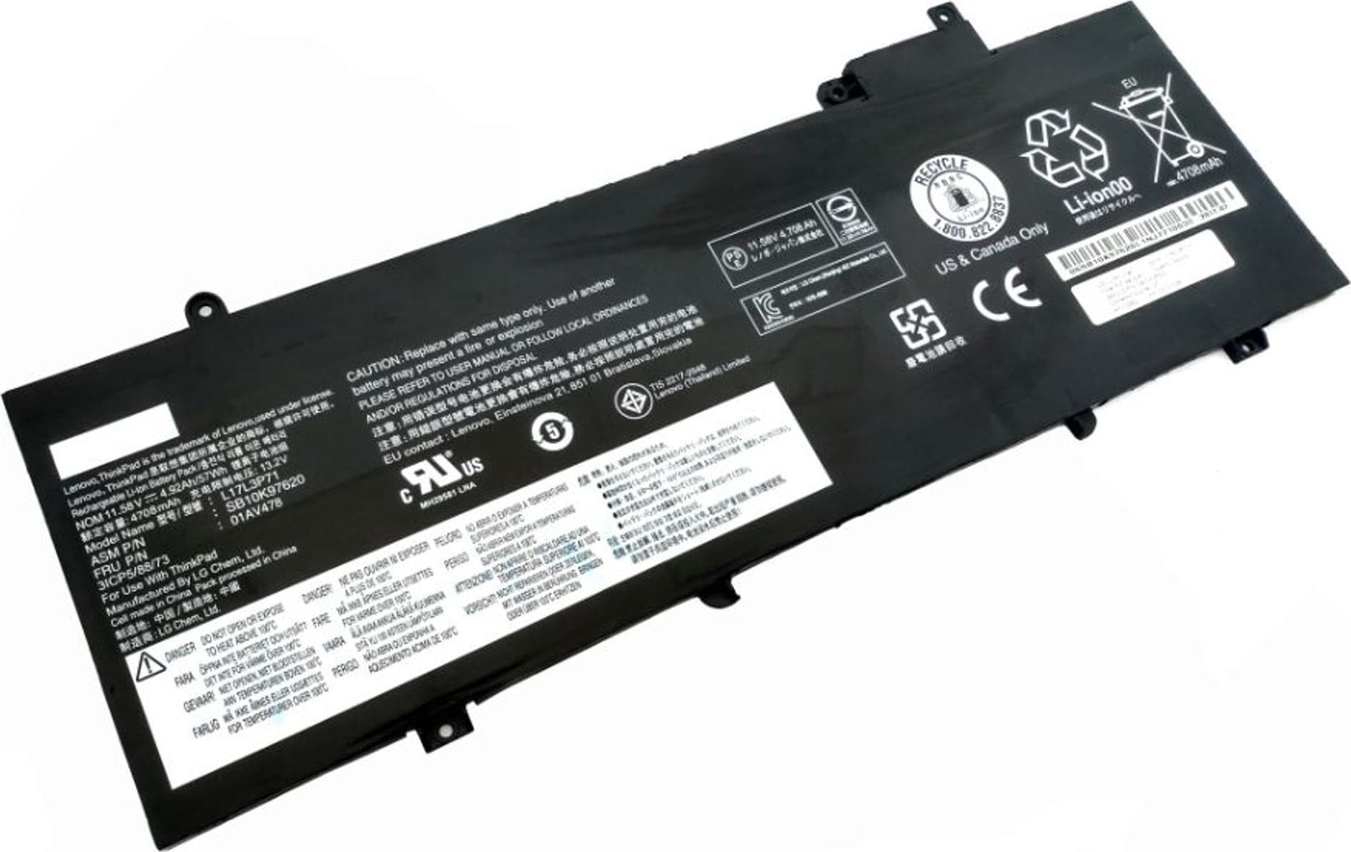 Baterie Lenovo Battery 3c 57Wh LiIon SMP baterie