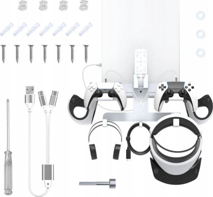 Držák na stěnu JYS pro Sony Playstation 5 Ps5 + Vr2 / P5163