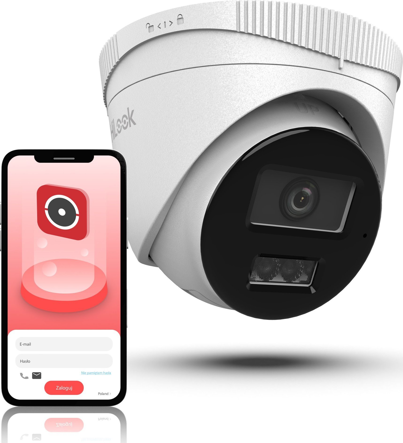 Hilook by Hikvision IP Camera Dome 4MP IPCAM-T4-30DL 2,8 mm