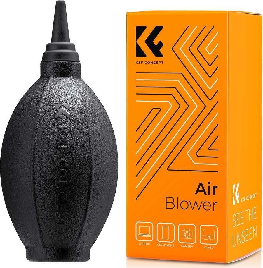 Kf hruškový fúkač na čistenie optiky / fotoaparátov / videokamier - K&f Concept / Sku.1693