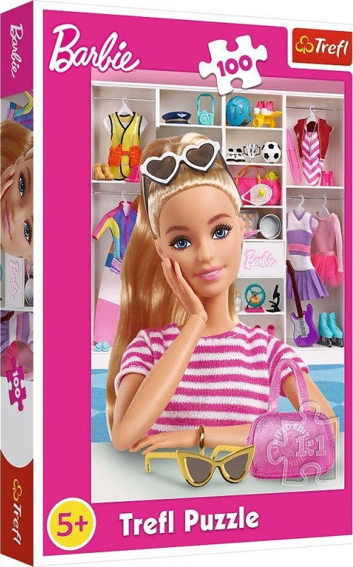 Trefl Puzzle 100 dílků Seznamte se s Barbie
