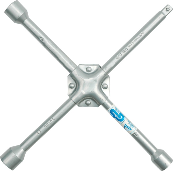 Klíč na kola křížový 17-19-21-1/2" TOYA