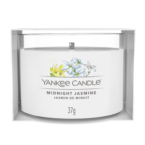 Votivní svíčka Yankee Candle, Půlnoční jasmín, 37 g