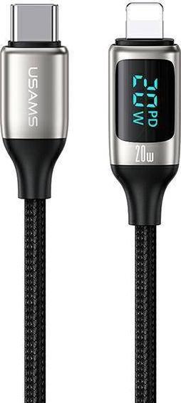 Usams Kabel USB-C - Lightning 1,2 m bílý (6958444975443)