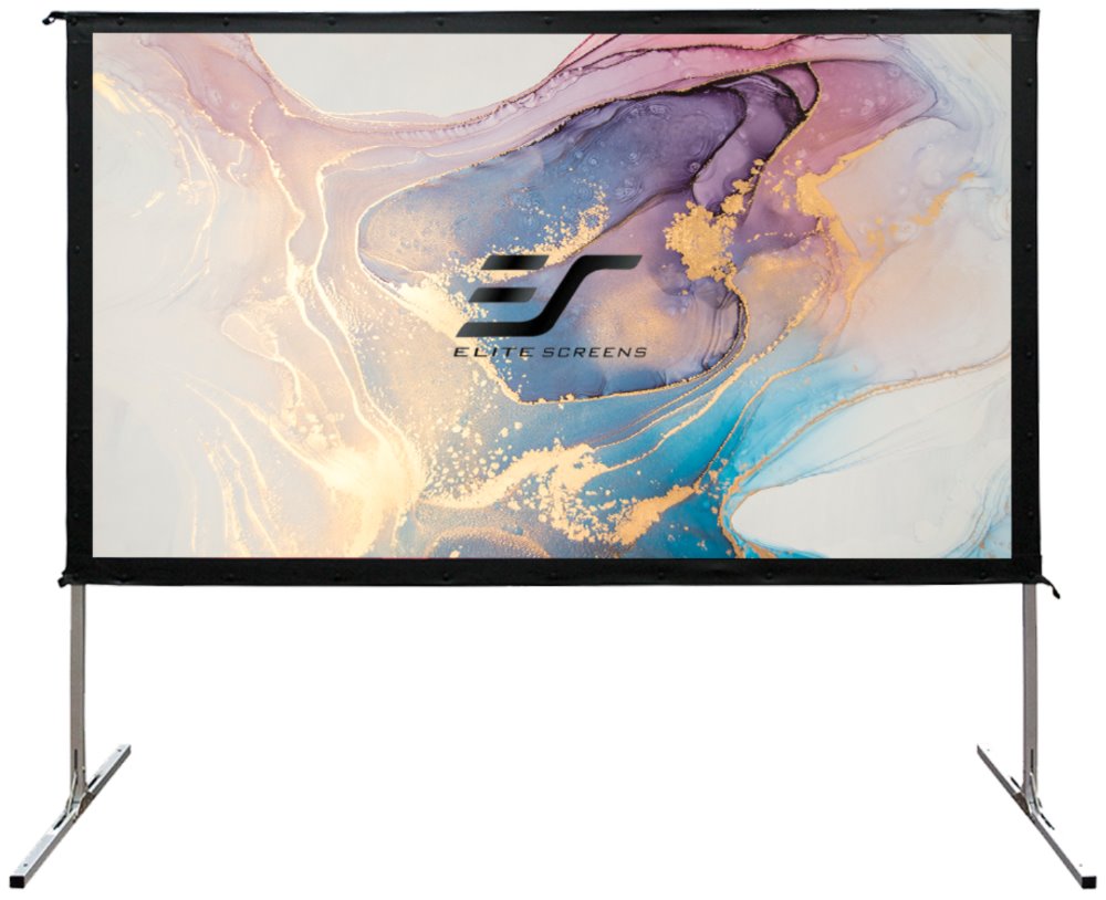 ELITE SCREENS plátno mobilní outdoor stativ 180  (457,2 cm)/ 16:9/ 224 x 398,5 cm/ hliníkový/ Gain 1,1/ CineWhite