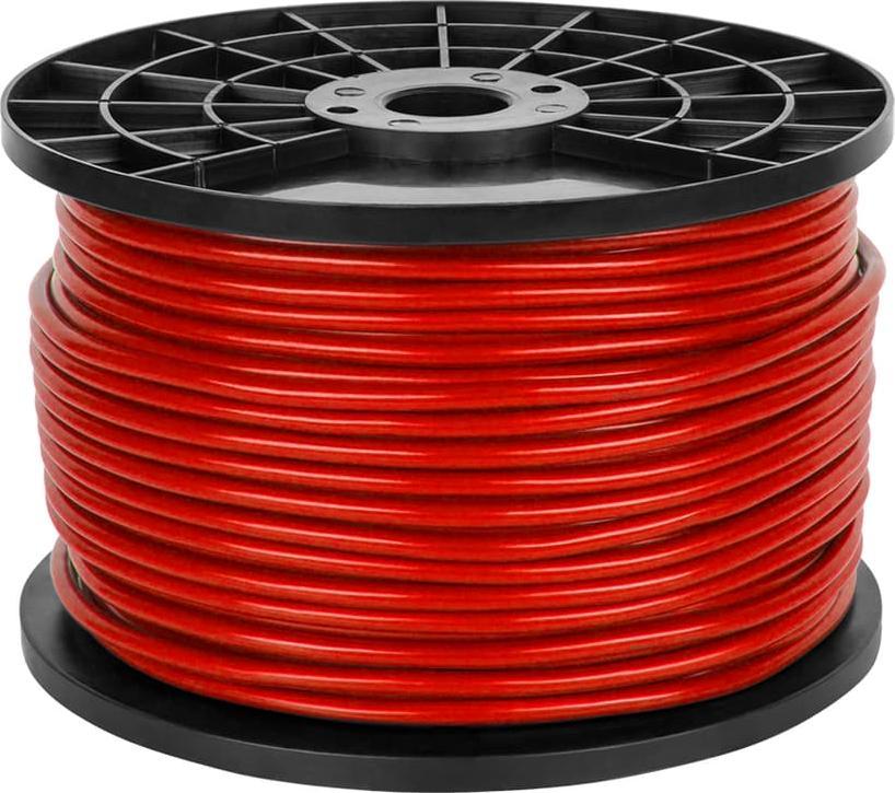 Kabel Azusa 6mm stereofonní mikrofonní kabel červený