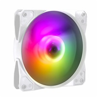 EVOLVEO 12FMW ventilátor 120mm, ARGB ring, bílý rám, master