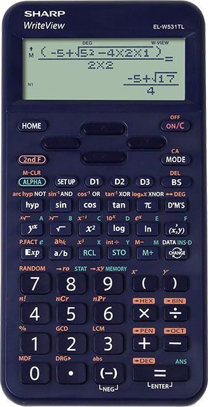 Sharp Kalkulačka Blue (SH-ELW531TLBBL)