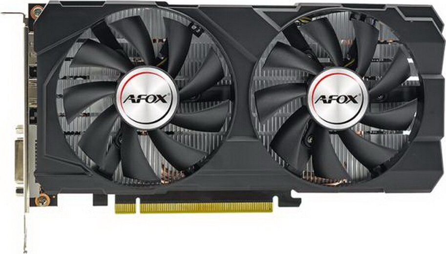 Grafická karta AFOX AFOX Geforce GTX1660Ti 6GB GDDR6 192 bit DP DVI HDMI ATX Dual Fan V2