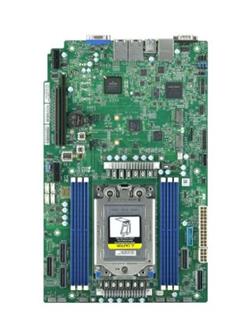 SUPERMICRO MB 1xSP6 (Epyc 8004), 6x DDR5, (3xMCIO Pcie5x8) (2xMCIOx8 Sata), 2xM.2, PCIe 5.0 (1x16 1x32) 2x1Gb,IPMI WIO