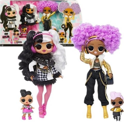 Sada zimních diskoték LOL Surprise OMG Dollie & 24K DJ Doll