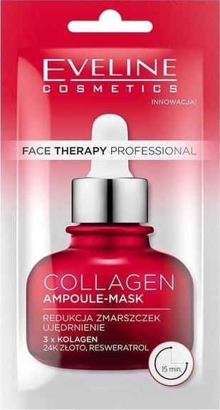 Eveline Eveline Face Therapy Professional Collagen ampulková maska 8ml