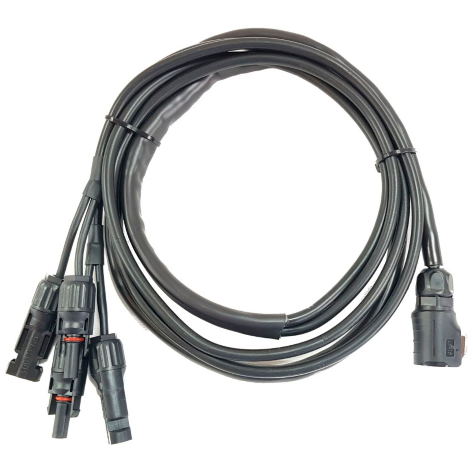 B&W Energy Case Anschlusskabel für zwei MC4 Stecker black