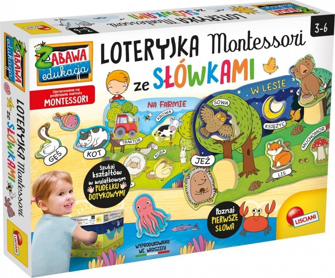 Lisciani LISCIANI MONTESSORI LOTTO S MONTESSORI SLOVY