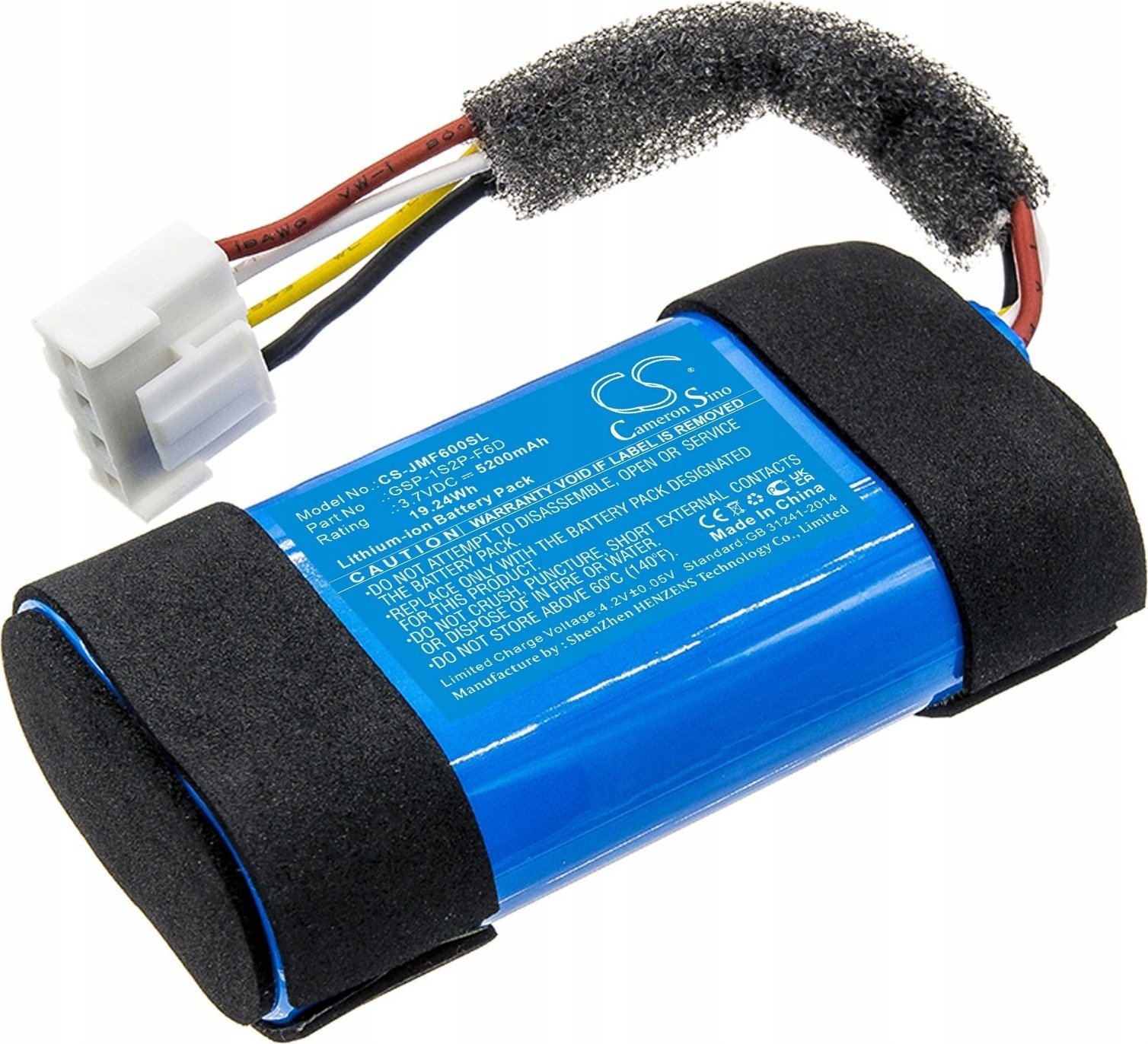 Cameron Sino dobíjacia batéria typ Gsp-1s2p-f6d pre Jbl Flip 6 / Jbl Flip6 Blu Am / Jbl Flip6 Red Am / Gsp-1s2p-f6d